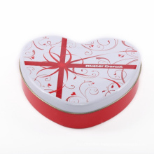 heart shaped tin box packaging for Valentine's Day